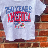 Kids White 250 Years Tee