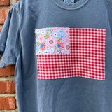 American Flag Applique Tee