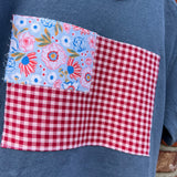 American Flag Applique Tee