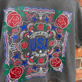 USA Cropped Bandana Tee
