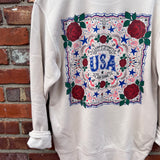 USA Bandana Crewneck