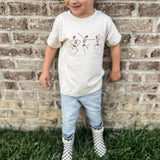 Brown Dancing Skeleton Tee