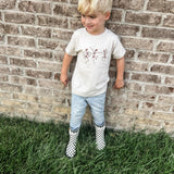 Brown Dancing Skeleton Tee