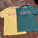 Pink Letter Peony Tee