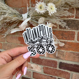 3in Waterproof 500 Checkered Sticker