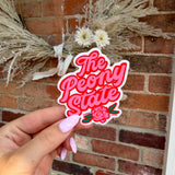 3in Waterproof Peony State Sticker