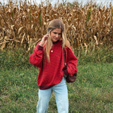 Burgundy Jasper Crewneck