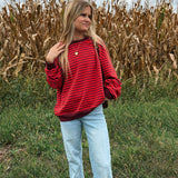Burgundy Jasper Crewneck