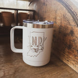 Indy Race Car Insulated Coffee Mug