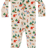 Santa's Workshop Zip Romper