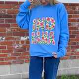 Indiana Floral Block Sweatshirt