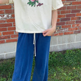 Cropped Peony Ivory Tee