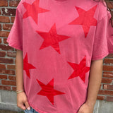Red Star Printed Tee
