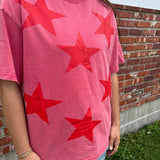 Red Star Printed Tee