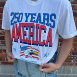 White America 250 Tee