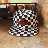 IMS Wings Checkered Flatbill Hat (adult & kids)