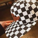 IMS Wings Checkered Flatbill Hat (adult & kids)