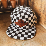 IMS Wings Checkered Flatbill Hat (adult & kids)
