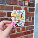 3in Waterproof The Region Sticker