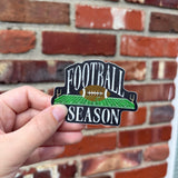 3in Waterproof Football Season Sticker
