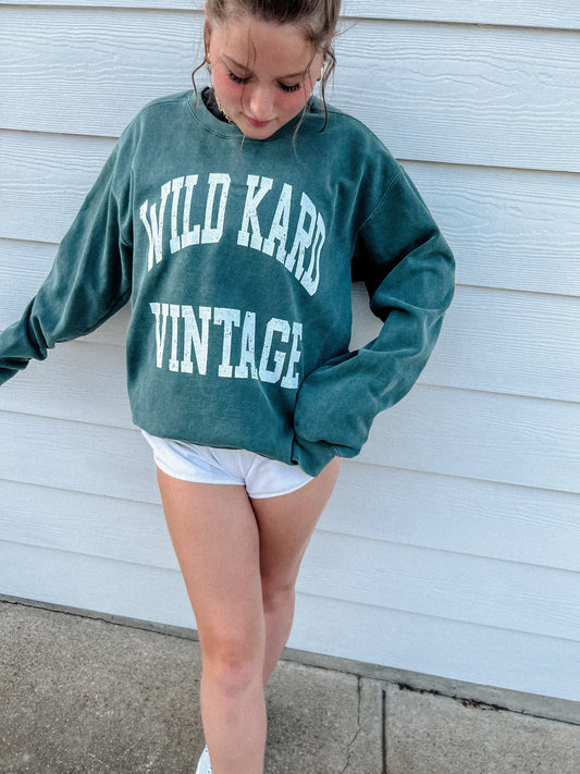Wild Kard Vintage Varsity Sweatshirt