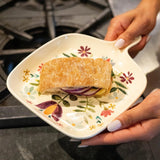 Oven to Table Floral Plate