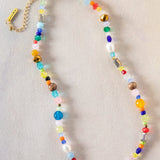 Boho Rainbow Beaded Choker