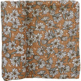 Custom Embroidered Name Boho Baby Muslin Swaddle Blanket // Mudcloth // Floral // You Pick Color