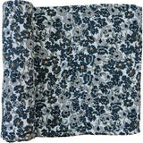 Custom Embroidered Name Boho Baby Muslin Swaddle Blanket // Mudcloth // Floral // You Pick Color