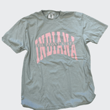 Gray The Peony State T-Shirt