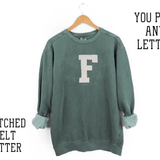 Stitched Varsity Letter Sweatshirt