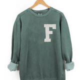 Stitched Varsity Letter Sweatshirt