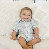 Palm Tree Linen Button Up