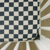 Charcoal Checkered Crib Sheet