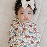 Desert Floral Fleece Swaddle