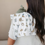 Desert West Fleece Burp Cloth