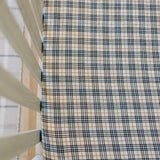 Vintage Plaid Muslin Crib Sheet