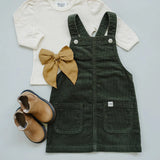 Green Corduroy Dress