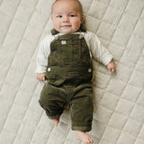 Green Corduroy Overalls