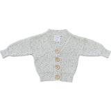 Gray Chunky Knit Cardigan