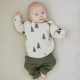Olive Knit Leggings
