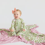 Meadow Stripes Dream Ruffle Romper