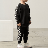 Side Checkered Pullover