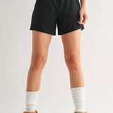 Offset Black French Terry Lounge Shorts