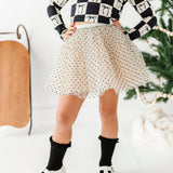 Cream + Dottie Mesh Skort