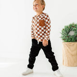 Gingerman Check Henley Top