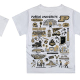 White Purdue Boilermakers Impressions Boys T-Shirt
