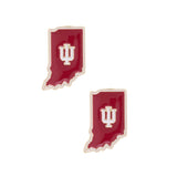 Indiana Hoosiers Enamel Icon Stud Earrings