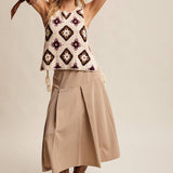 Crochet Granny Square Tassel Tie Vest