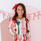 Wrapping Bows Peplum Top